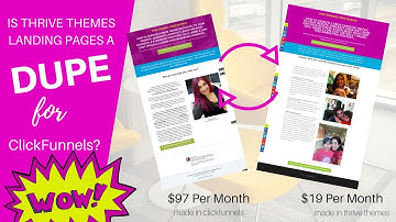 Clickfunnels vs Thrive Themes Landing Pages 2017