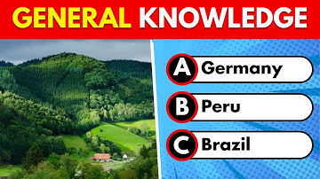 50 General Knowledge Trivia Quiz ✅ How Good is Your General Knowledge 🤓 #quiz #generalknowledge