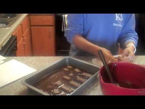 How to make Toffee Brownies