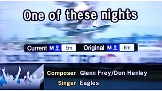 Video thumbnail of "ONE OF THIS NIGHT Eagle's 🎵Karaoke Version🎵"