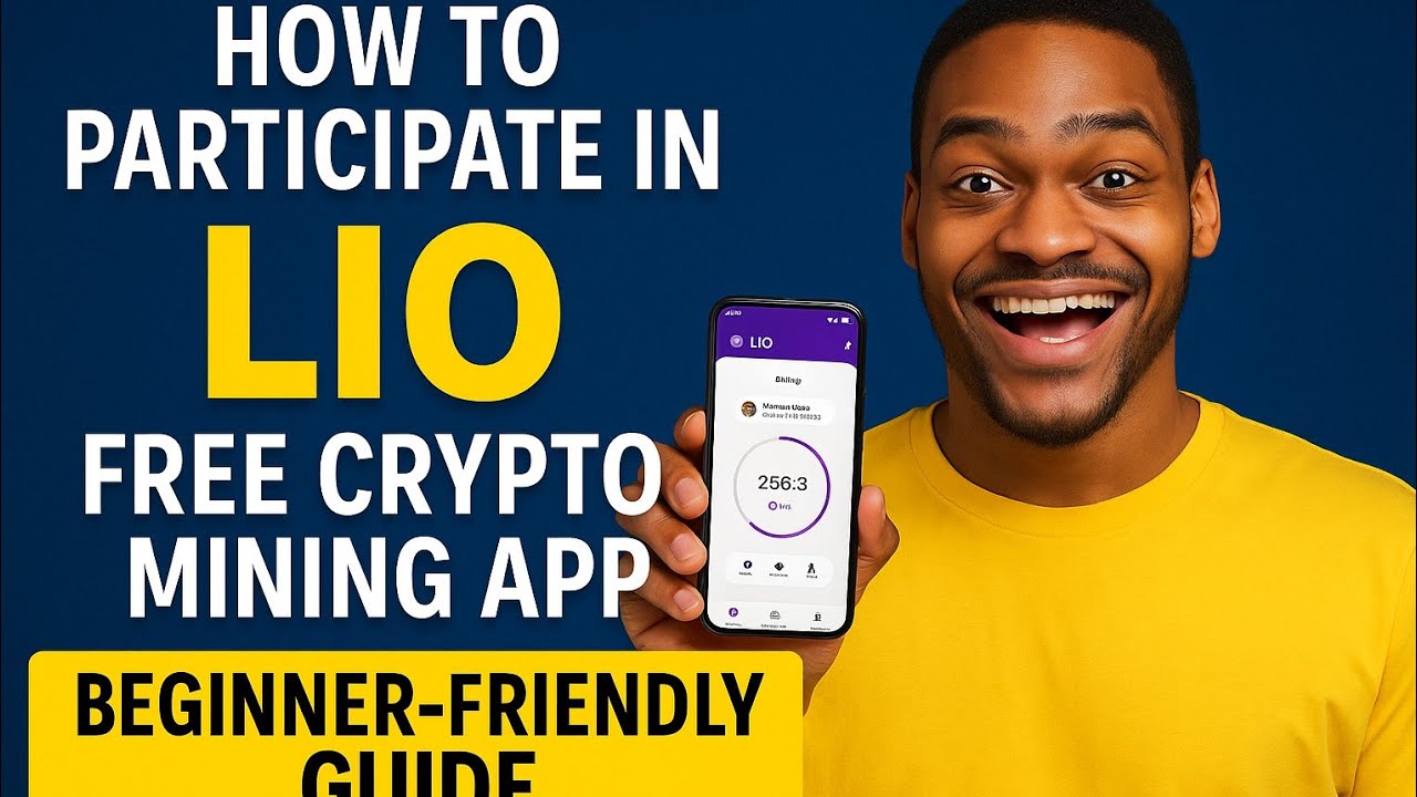 How to Participate in Lio Free Crypto Mining App | Beginner-Friendly Guide 2025