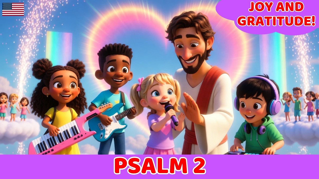 Gratitude and Joy with Jesus | Psalm 2 for Kids | Christian Kids Song