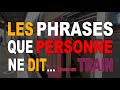 Les phrases que personne ne dit dans le train