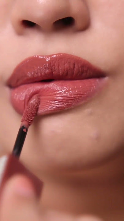 Pink nude lipstick ✨ Maybelline Superstay Vinyl Ink in Punchy