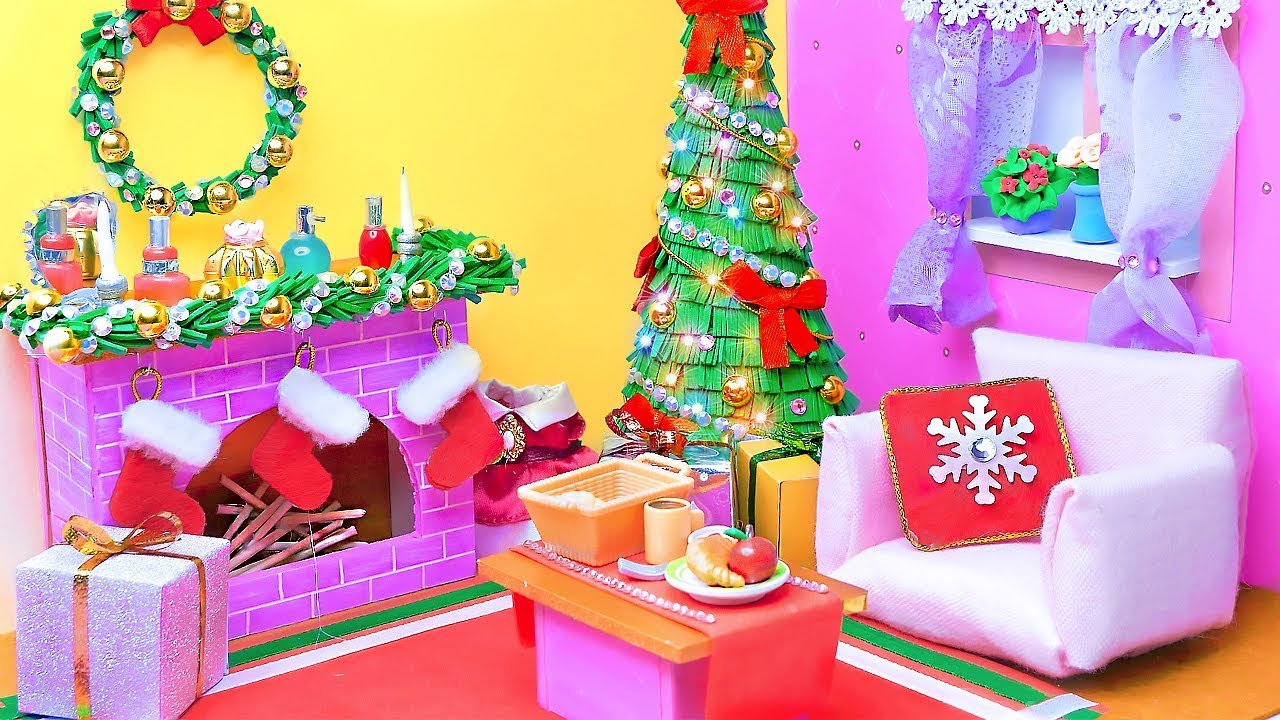 14 DIY Miniature Christmas Dollhouse Room Decor Christmas Tree 14 DIY Miniature Christmas Dollhouse Room Decor Christmas Tree