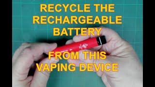 Reuse one use Vaping device batteries