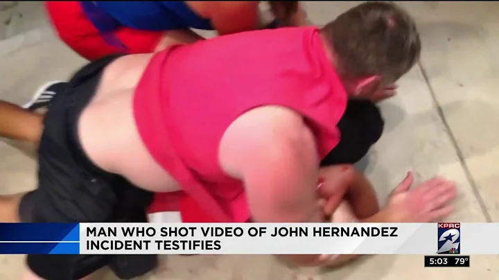 Man who shot video of John Hernandez incident testifies