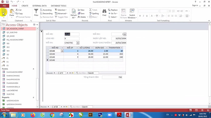 Hướng dẫn học access 2013 Informational