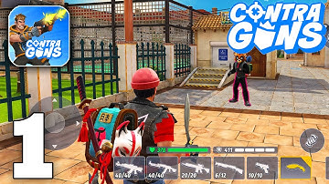 Contra Guns－3rd Person Shooter Gameplay Walkthrough Part 1 (iOS, Android)