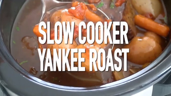 Crockpot 5-Ingredient Pot Roast + VIDEO - Fit Slow Cooker Queen