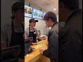 ハンバーガー屋さんで店員とお客さんが口論トラブル！？