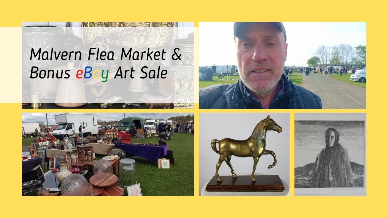 Antiques Road Trip Malvern Flea Market Haul & Bonus Art Feature YouTube