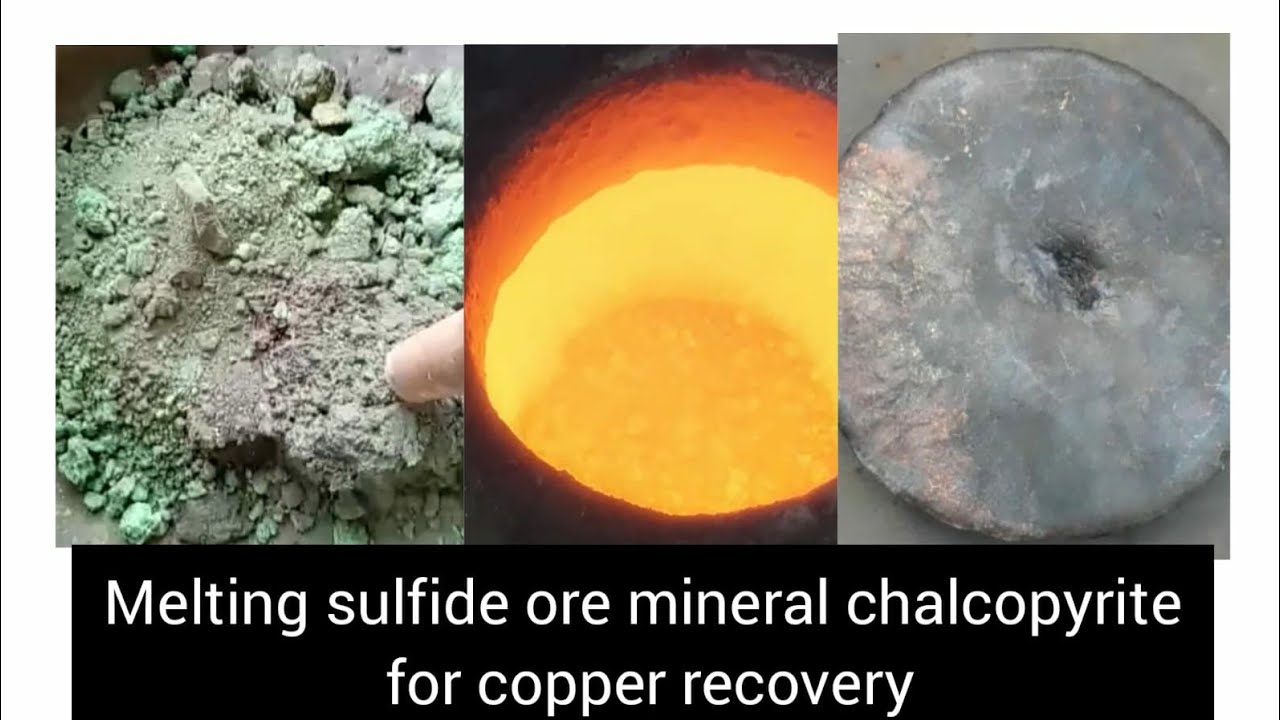 smelting copper ore 5kg sample YouTube