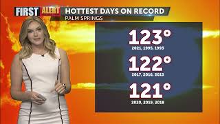 June 2022 takes second place as the hottest June on record for Palm Springs