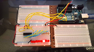 Using 74HC595 shift register to expand Arduino