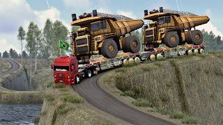 Overloaded Trailer - the most dangerous road | Euro Truck Simulator 2 screenshot 5