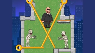 puzzle spy pull the pin / game (kill the mummy) screenshot 5