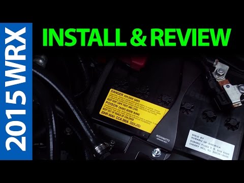 Mishimoto Battery Tie Down - Subaru Models - Install/Review