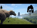 The solo tyrannosaurus rex experience an isle movie