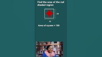 Find the area of the red shaded region      #education #viralvideo
