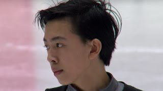 2016 ISU Junior Grand Prix - Tallinn - Men Free Skate - Vincent ZHOU USA
