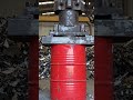 Hydraulic Press vs Red Drum 🔥 | Satisfying Crush Test HydraulicPress #Crushing #Satisfying#DrumCrush