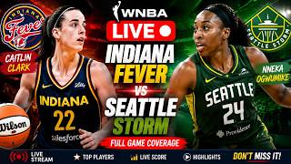 WNBA LIVE 🔴 Indiana Fever vs Seattle Storm | Caitlin Clark Returns | Full Game Coverage
