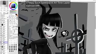 Creepy Susie Speedpaint Art Time Lapse