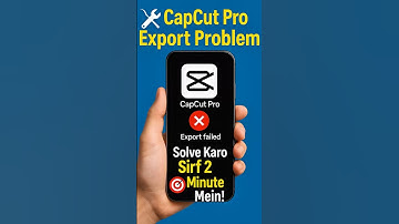 CapCut Pro Export Problem Solved | Export Failed Error Fix in 2 Minutes | #capcutdownload #tutorial