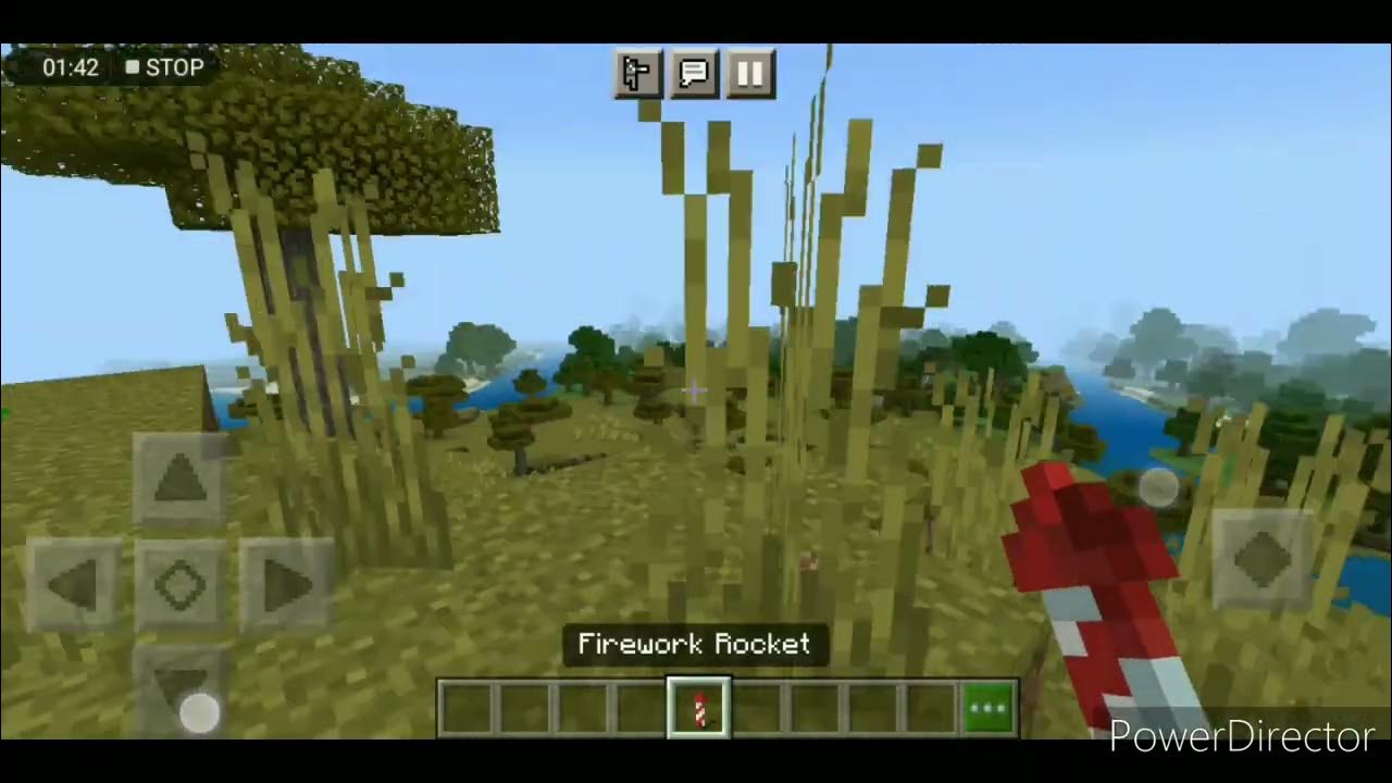 Tutorial How to use elytra+rocket!minecraft YouTube
