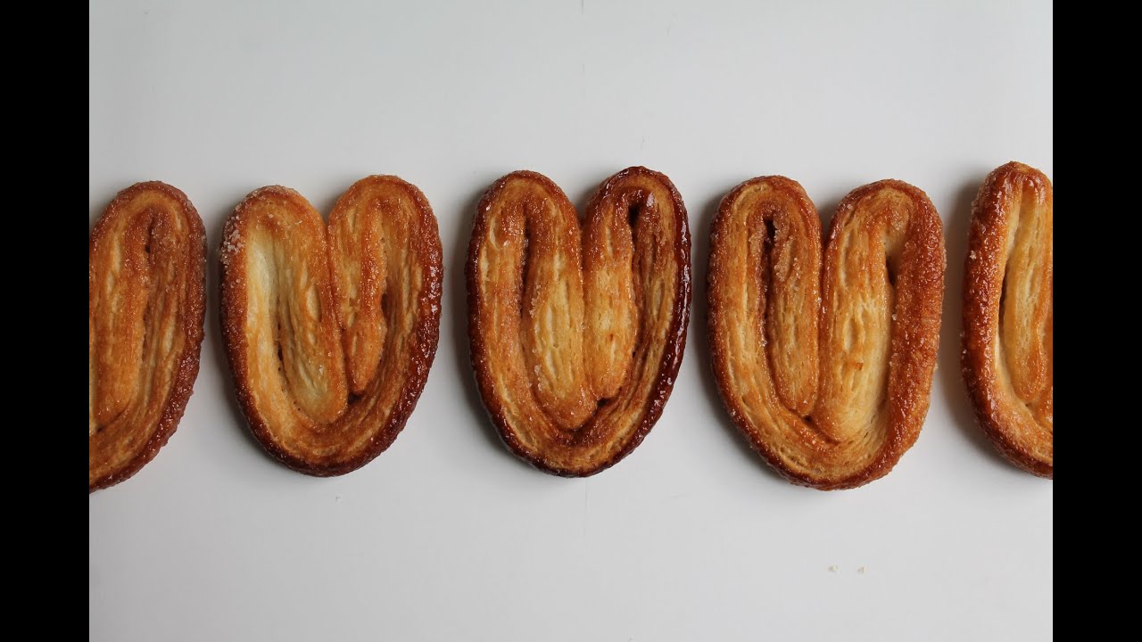 Palmiers Pate Feuilletee Rapide Recette Youtube