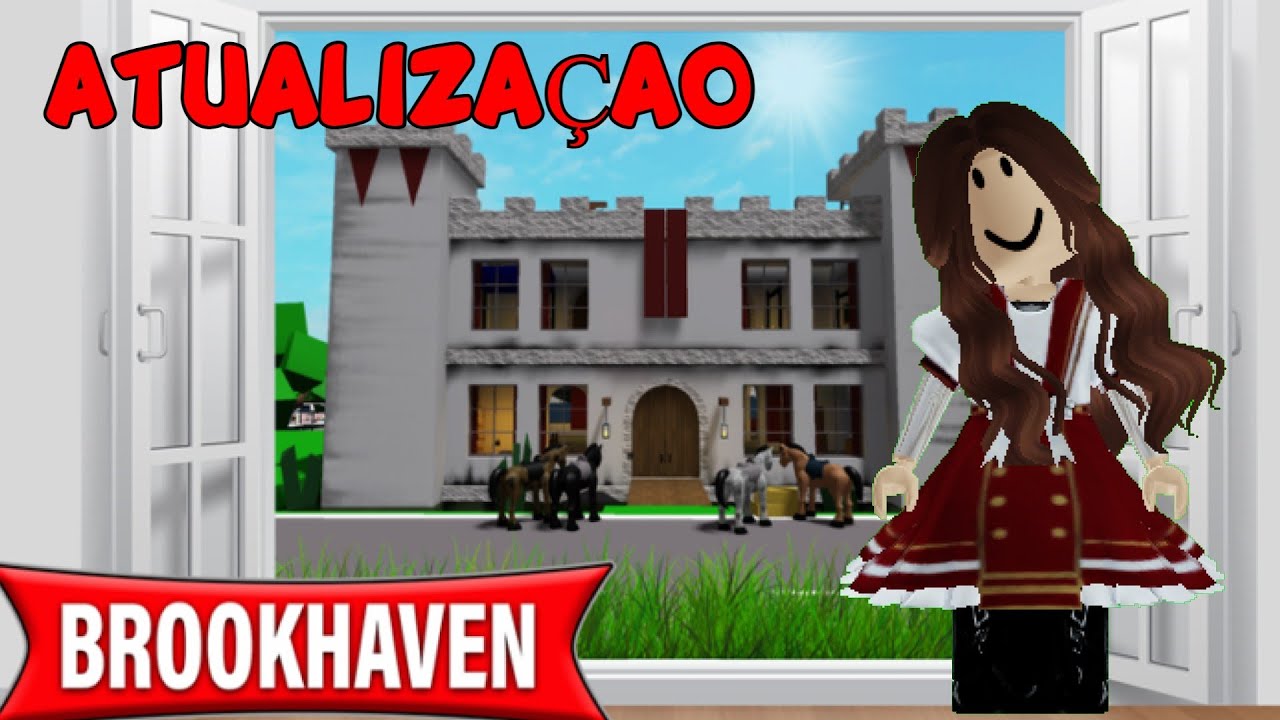 Nova atualização Brookhaven, tema Medieval #roblox #brookhaven #atuali