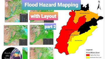 Arcmap #7 : Flood Risk mapping using GIS | Food hazard analysis  |Part 2