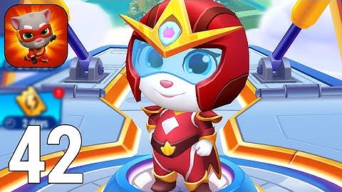 Talking Tom Hero Dash Gameplay Walkthrough Part 42 - Super Angela (iOS/Android Games)