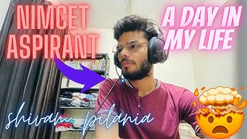 A Day in My NIMCET Preparation | Mock Test | Syllabus Complete | Study Vlog