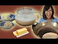 How to make butter tea  tsampa  roasting barley with sand