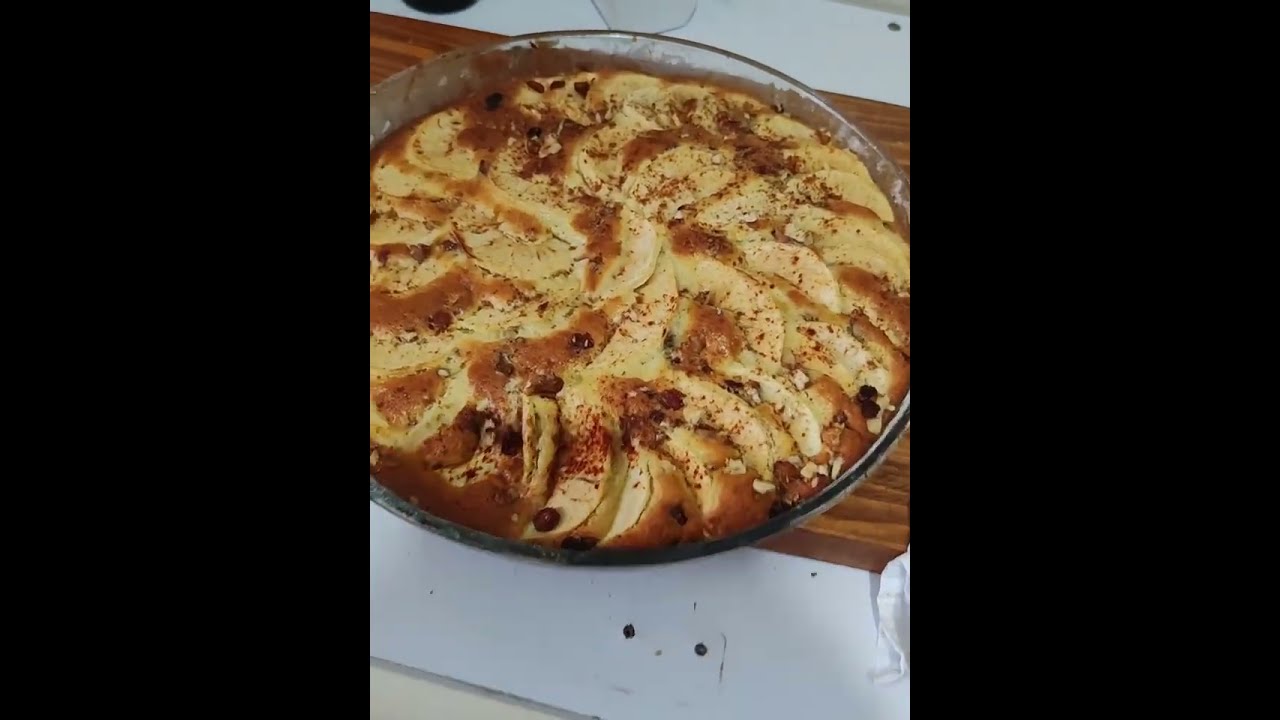 تورته التفاح سهله ولذيذه