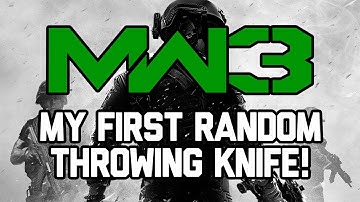 MW3 - MY FIRST RANDOM THROWING KNIFE!