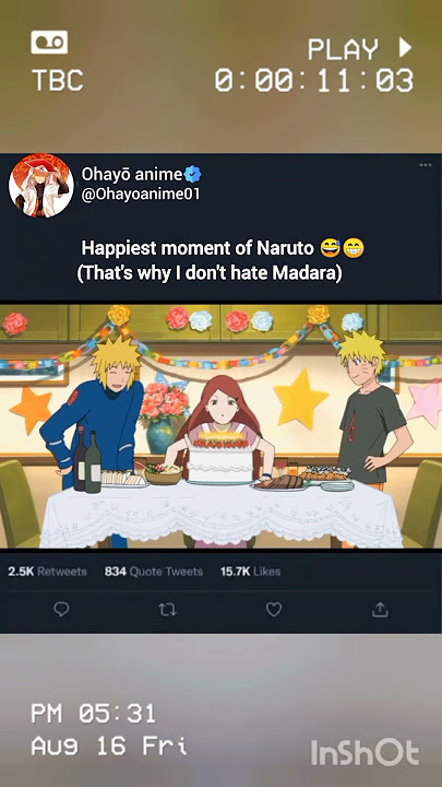 Happiest moment of Naruto😅😁 #naruto #kushina #minato #tsukuyomi #nostalgia #sakura