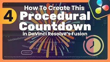 Make your own Procedural Countdown effect in DaVinci Resolve | Fusion Creating