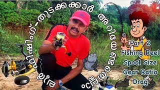 Lure fishing for Beginners | How to choose a fishing reel | Kerala fishing tips in Malayalam