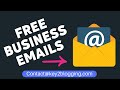 How to create business email for free  100 lifetime free professional email id setup