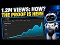 How I Built a 1.2M View Faceless YouTube Channel Using AI 🤖 #facelessyoutube