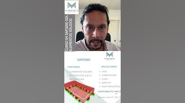 Análisis de vigas con elementos sólidos en SAP2000. Curso 04.