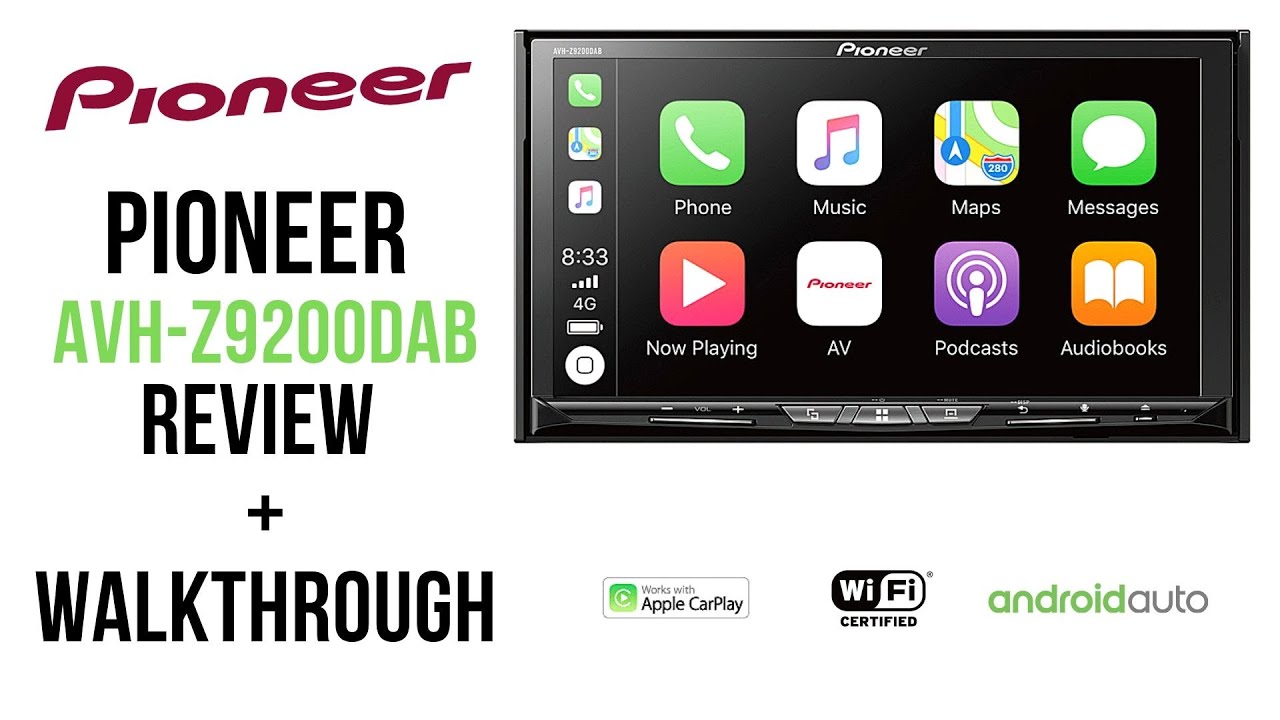 Pioneer AVH-Z9200DAB Full Review / Walkthrough