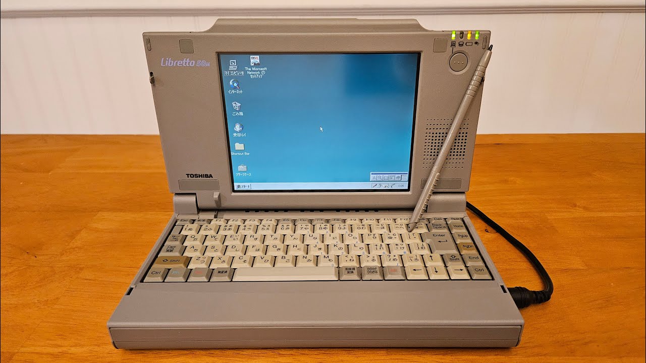 Toshiba Libretto 50M (1997, Touchscreen) Teardown: SSD Upgrade