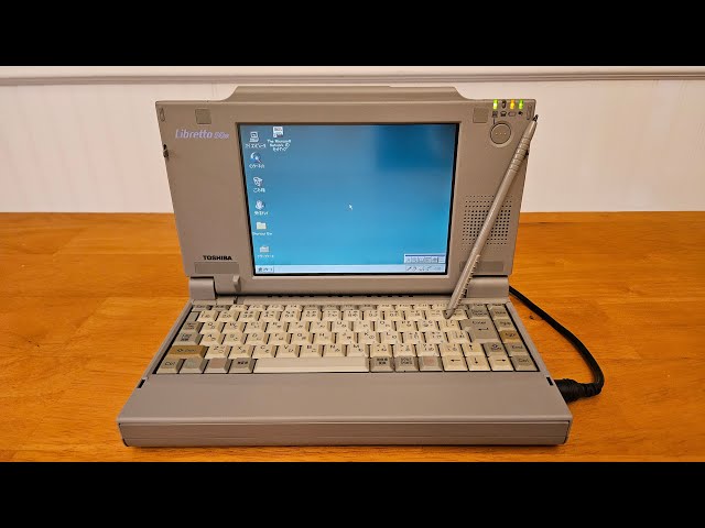 Toshiba Libretto 50M (1997, Touchscreen) Teardown: SSD Upgrade