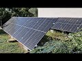 Installation panneaux solaire 9kwc batterie pylontech  installation of solar panels 9kwc pylontech