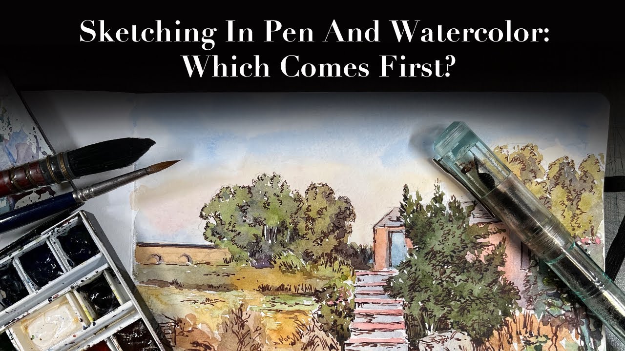 Fountain Pen Sketching Part 2: Why draw with a fountain pen? - Liz