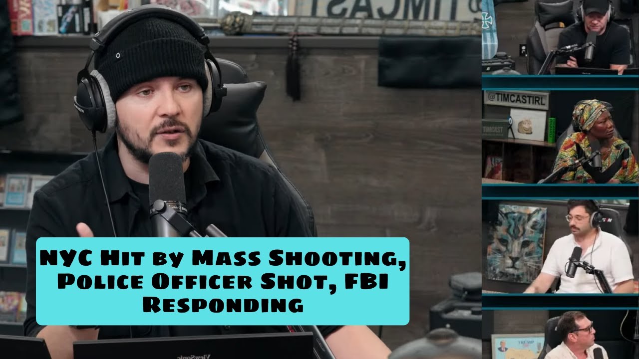 NYC Hit by Mass Shooting, Police Officer Shot, FBI Responding | Timcast IRL